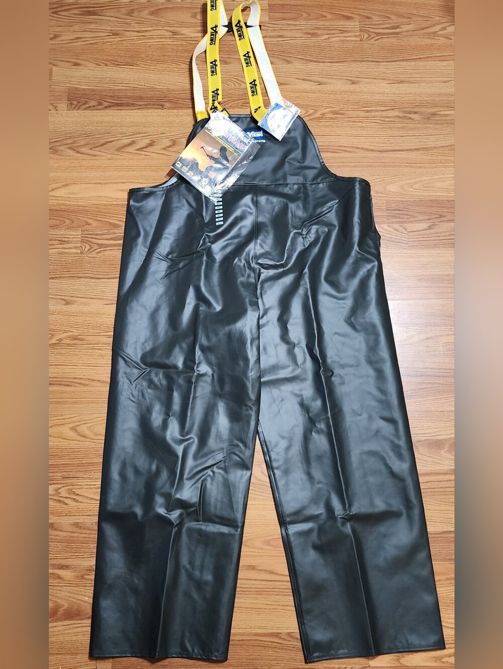 Viking Journeyman Rain Wear Bib Pants 4110P Dark Green XL Waterproof Oil Resist